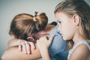 Depression episodes are visible to my kids