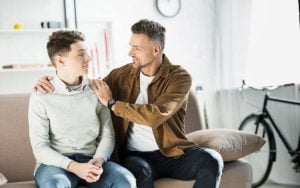The father guide to his son about teen addiction