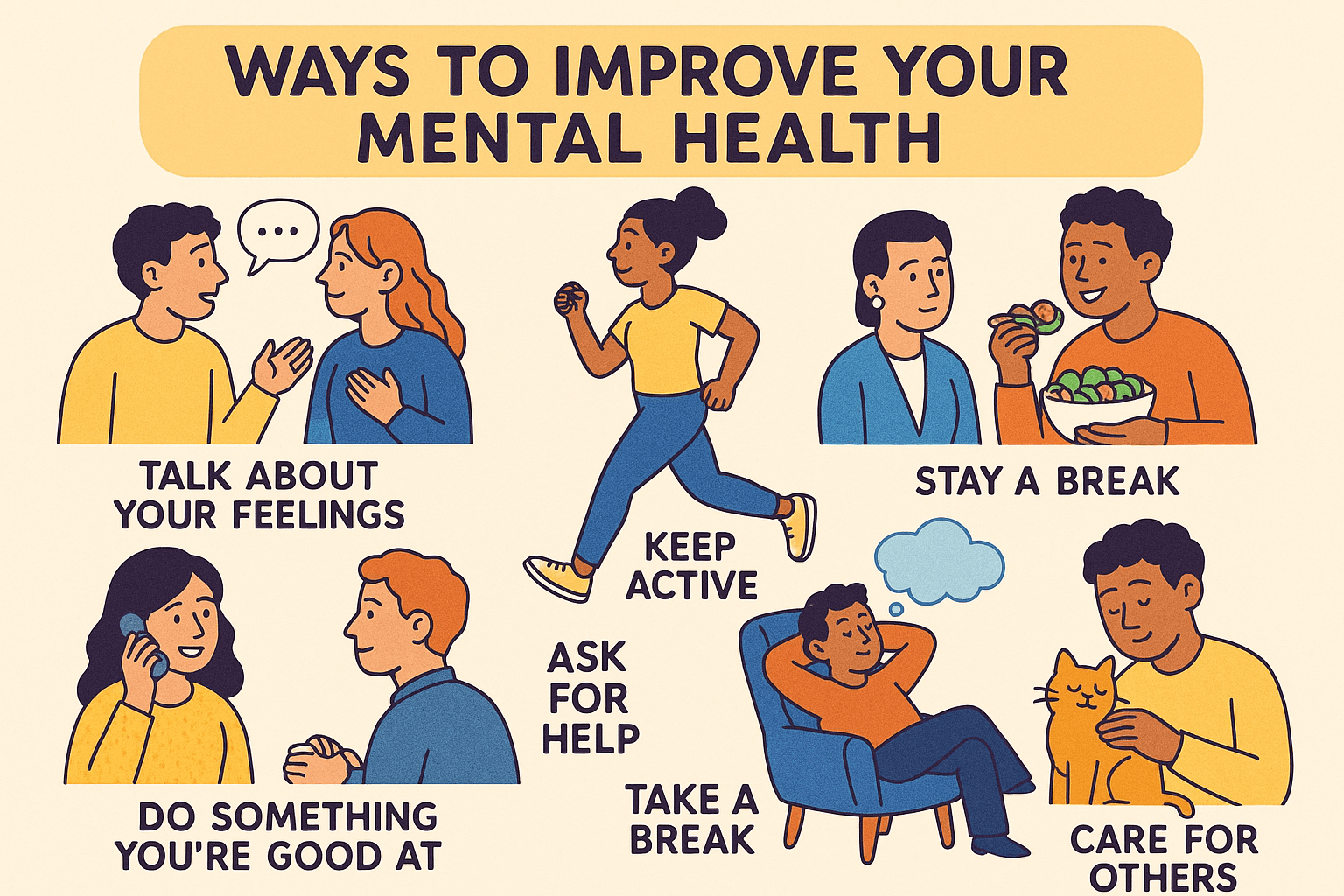 20 Practical Ways to Improve Mental Health in 2025