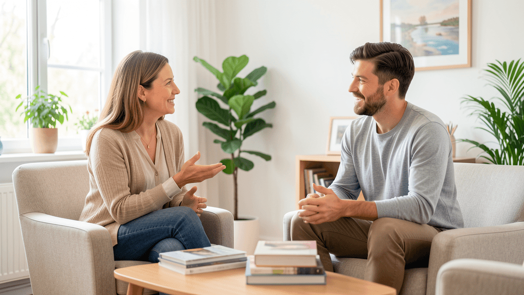 Supportive counseling conversation in therapy