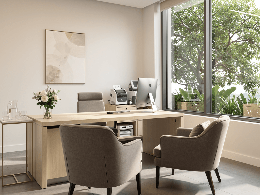 Professional medical consultation room for detox care