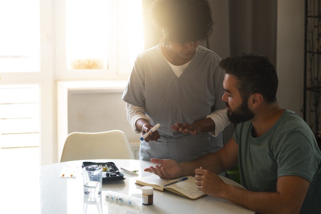 Healthcare support during holistic addiction treatment